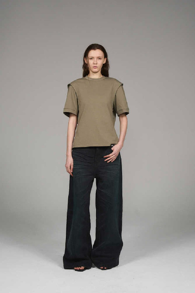 Washed Blue Tone Jeans