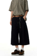 Raw Denim Cargo Jorts
