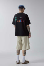 Heavyweight Slogan Couple T-Shirt