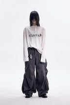 Distressed Ink Print Longsleeve Tee