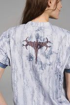 Snakeskin Print T-Shirt