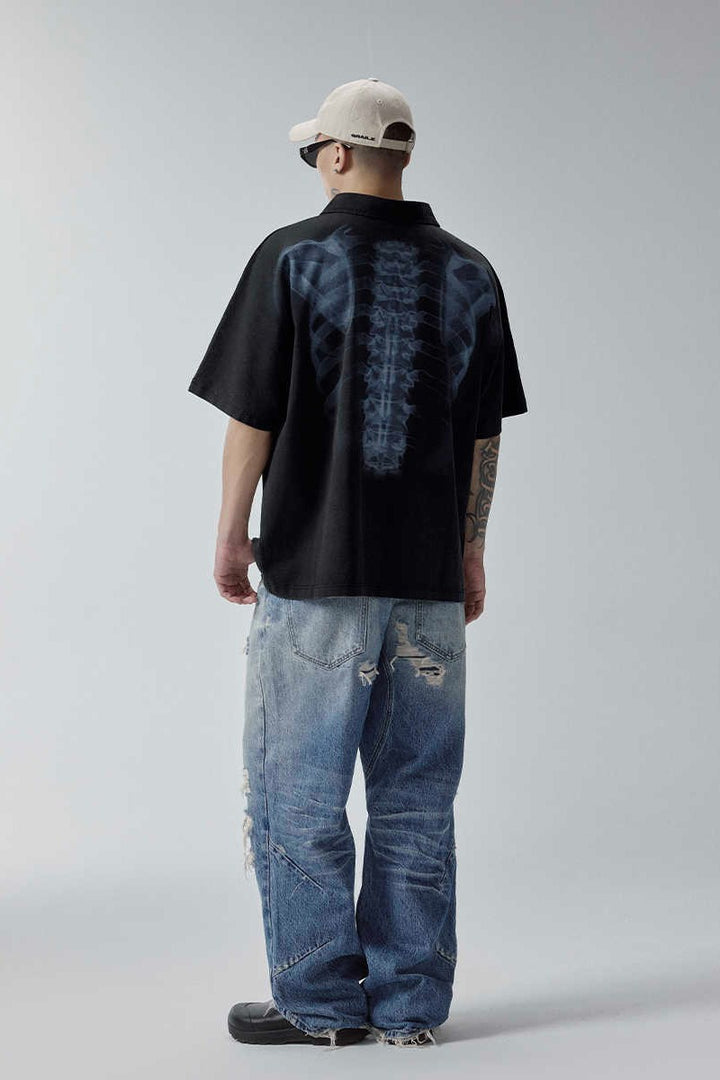 Washed Vintage Polo T-Shirt