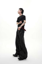 Glitter Pleated Blade Trousers