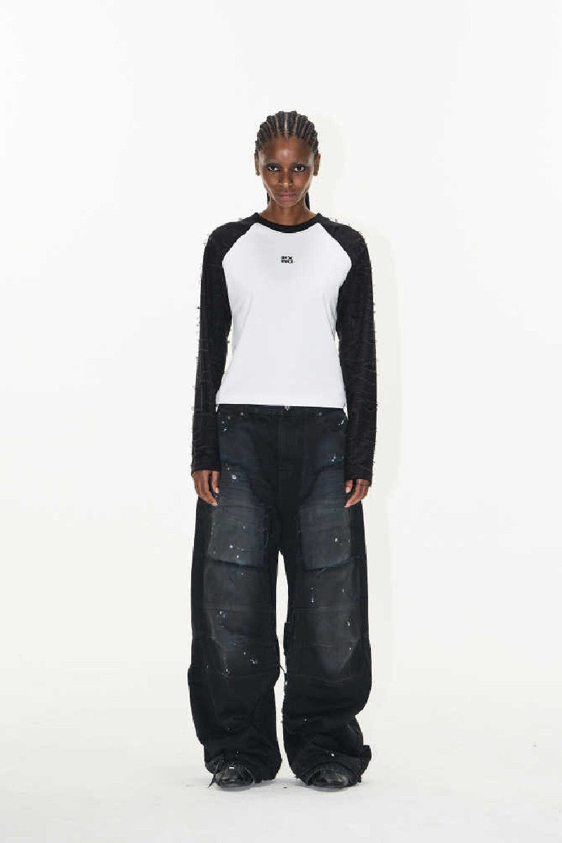 Paint Splatter Carpenter Jeans