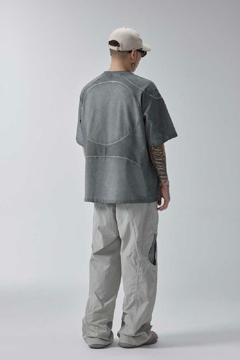 Deconstructed Washed Dark Tee