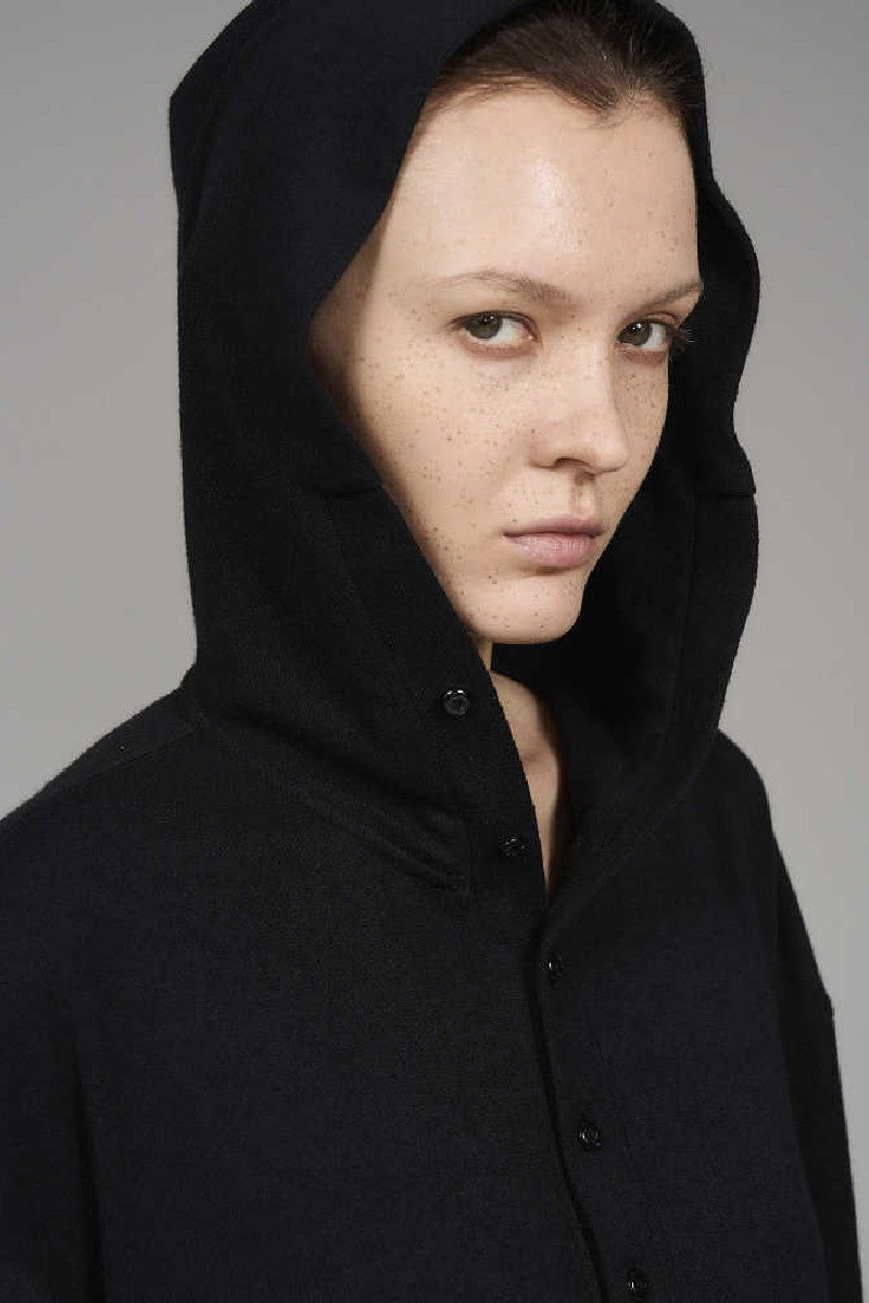 Cotton Hooded Polo Tee