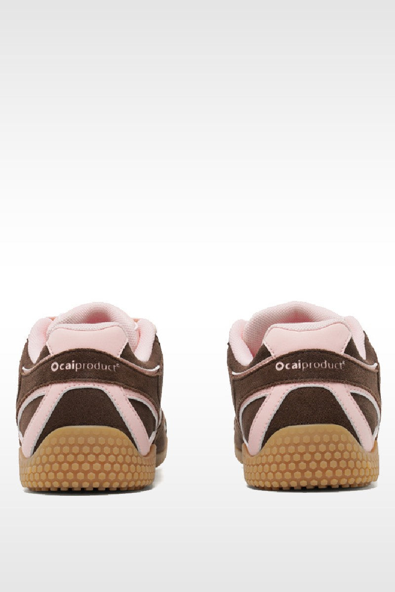 Pink Brown Speedcar Trainer Sneakers