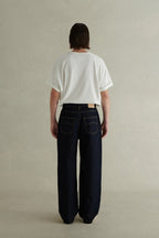 Classic Straight Fit Raw Denim Jeans