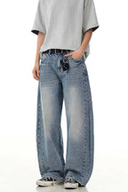 Washed Blue Blade Jeans