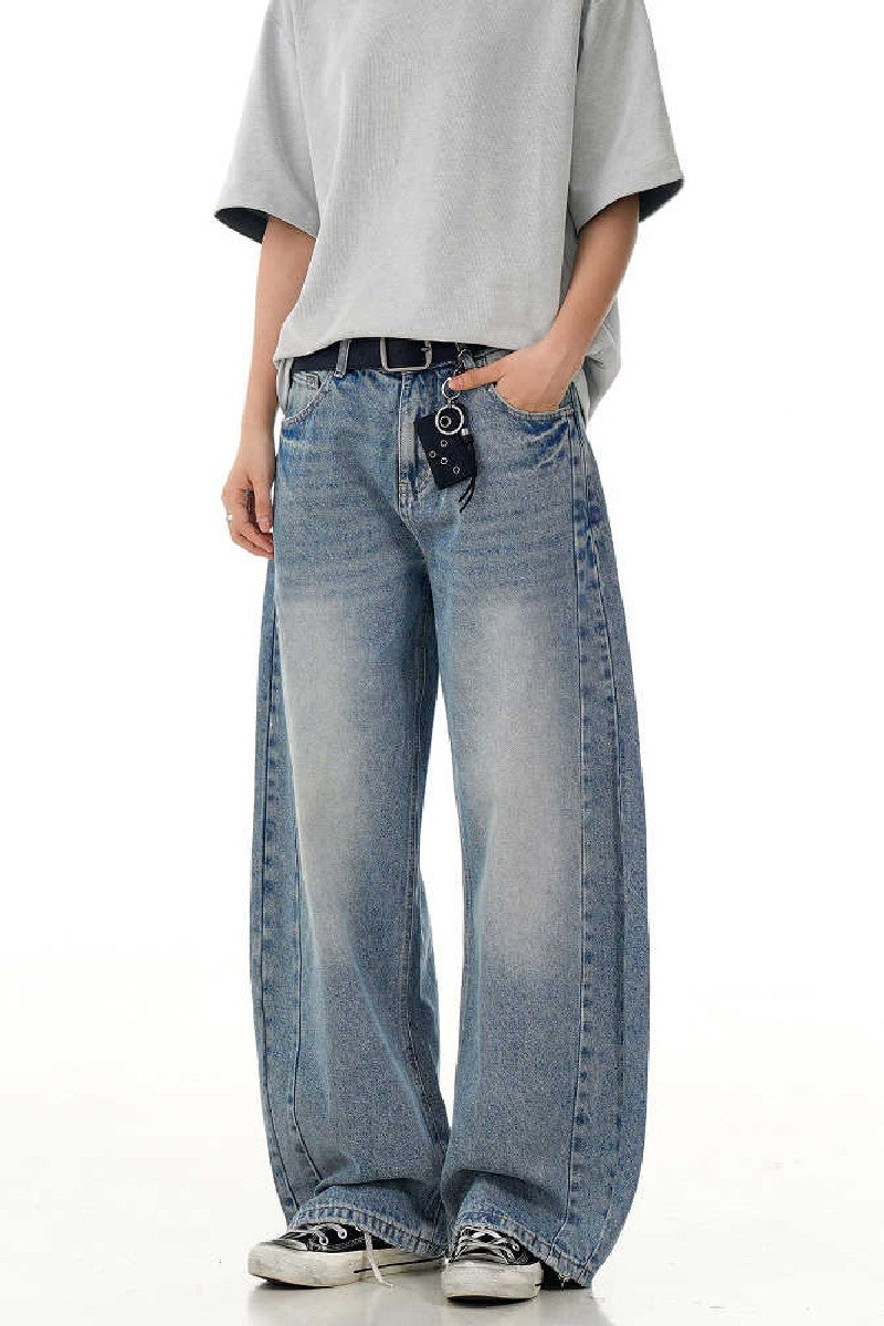 Washed Blue Blade Jeans