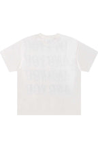 Slogan Lettering Crewneck Tee