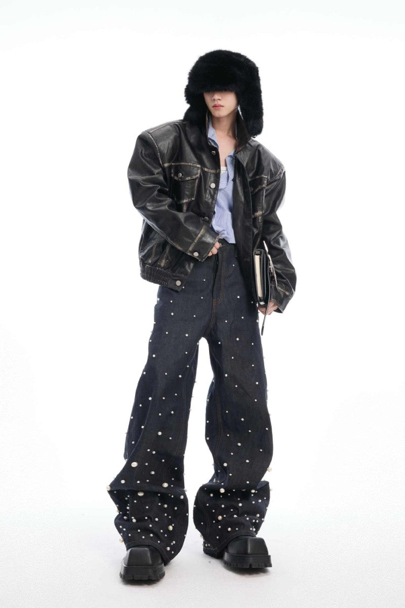 Hand-Sewn Pearl Selvedge Jeans