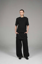 Layered Jogger Sweatpants