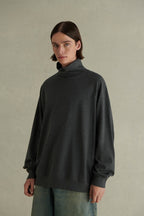 High Neck Stretch Long Sleeve Tee