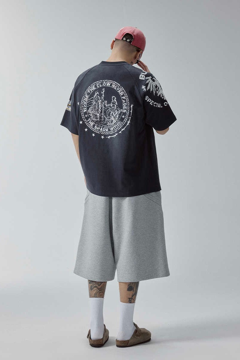 Heavyweight Patchwork Sweat Shorts