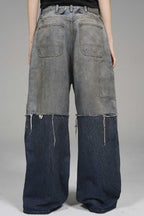 Double Layer Distressed Jeans