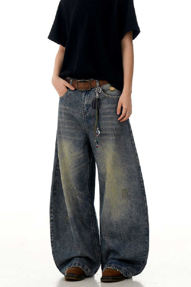 Washed Blue Blade Jeans