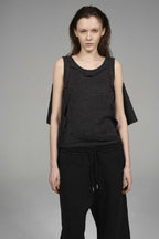 Distressed Reversible Tank Tee