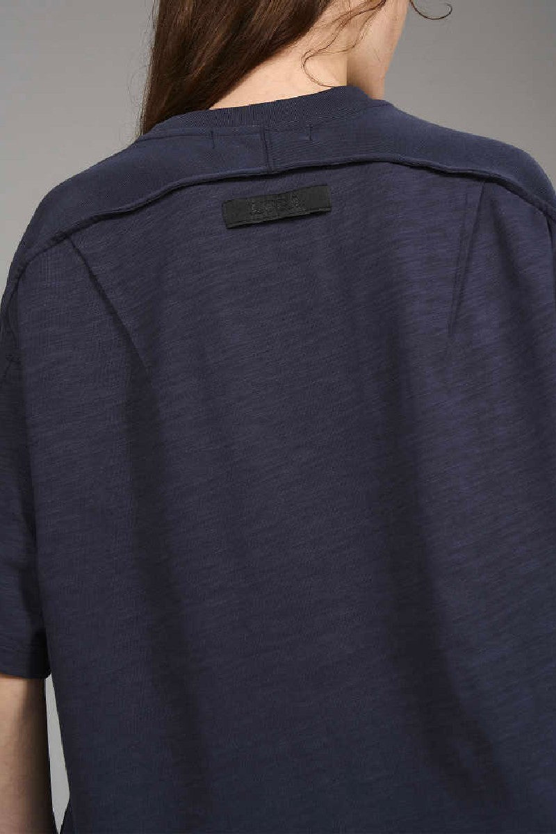 Patch Textured Cotton Tee