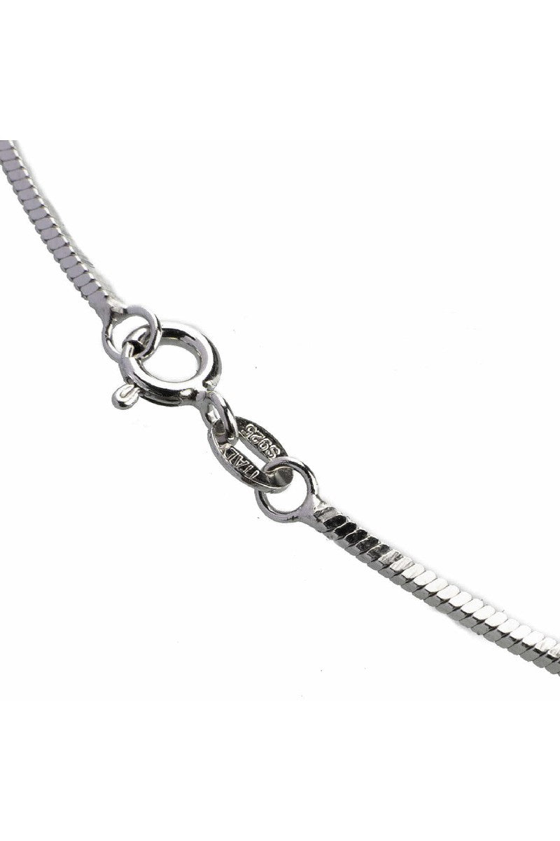 Box Chain Silver Necklace