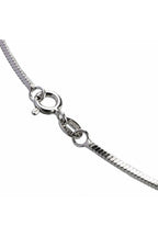Box Chain Silver Necklace