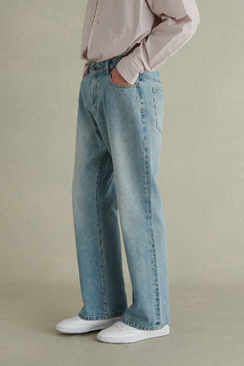 Classic Ice Blue Flared Jeans