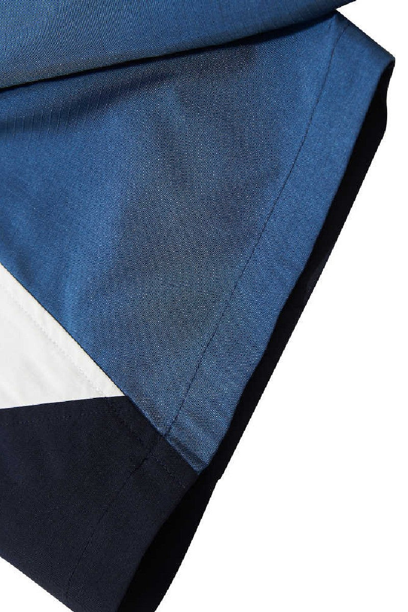 Colorblock Jersey Button Shirt