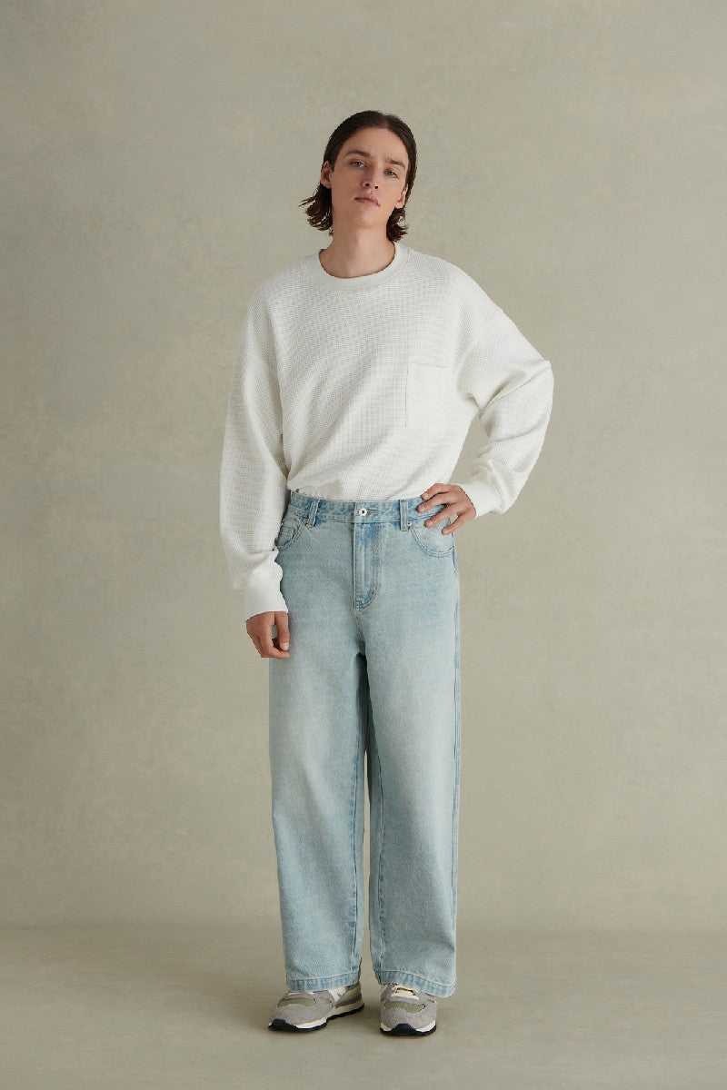 Vintage Loose Fit Straight Jeans