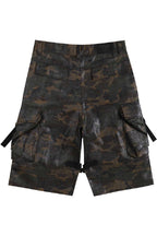 Waxed Camo Pocket Shorts