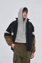 Vintage Color Block Sports Training Jacket