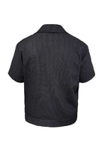 Jacquard Plaid Short Sleeve Shirt