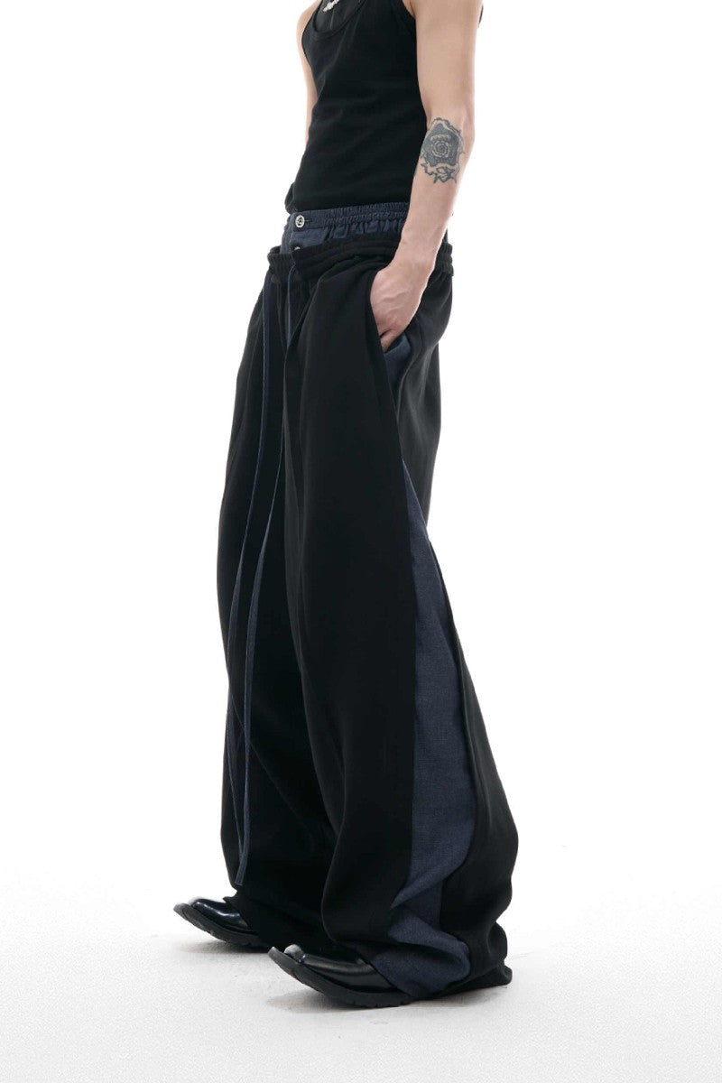 Panel Design Sweatpants