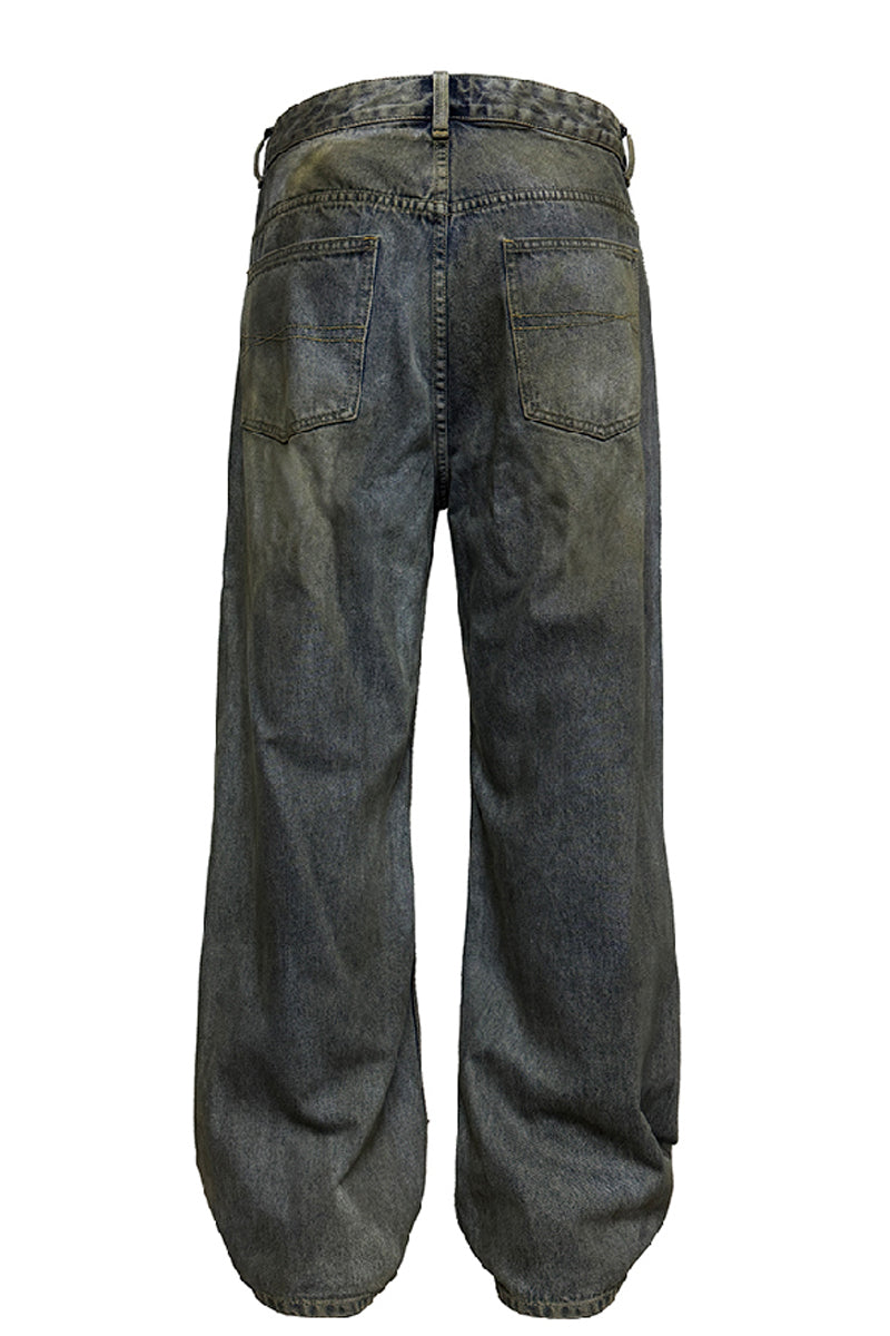 Bloodstain Distressed Splatter Jeans