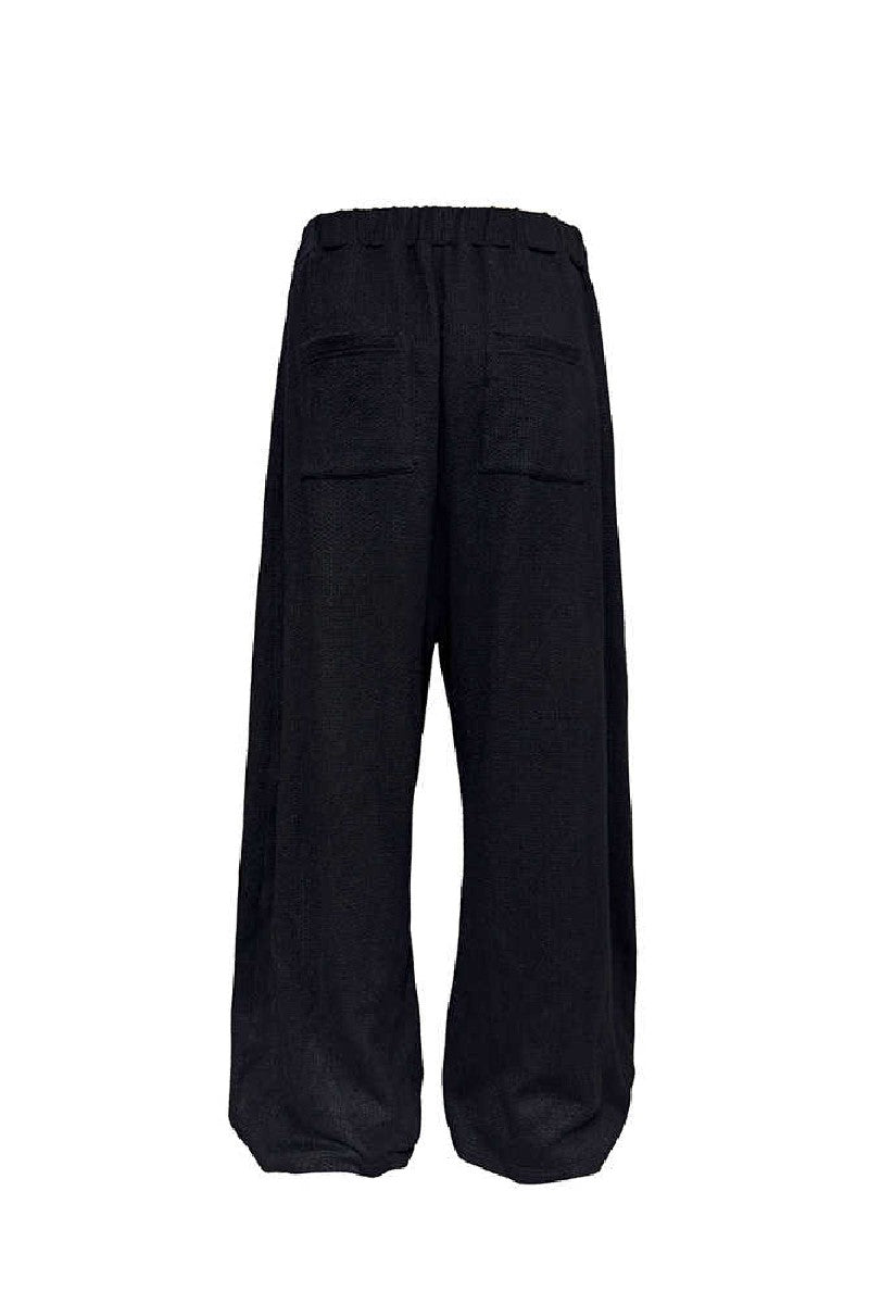 Drop Crotch Knit Trousers