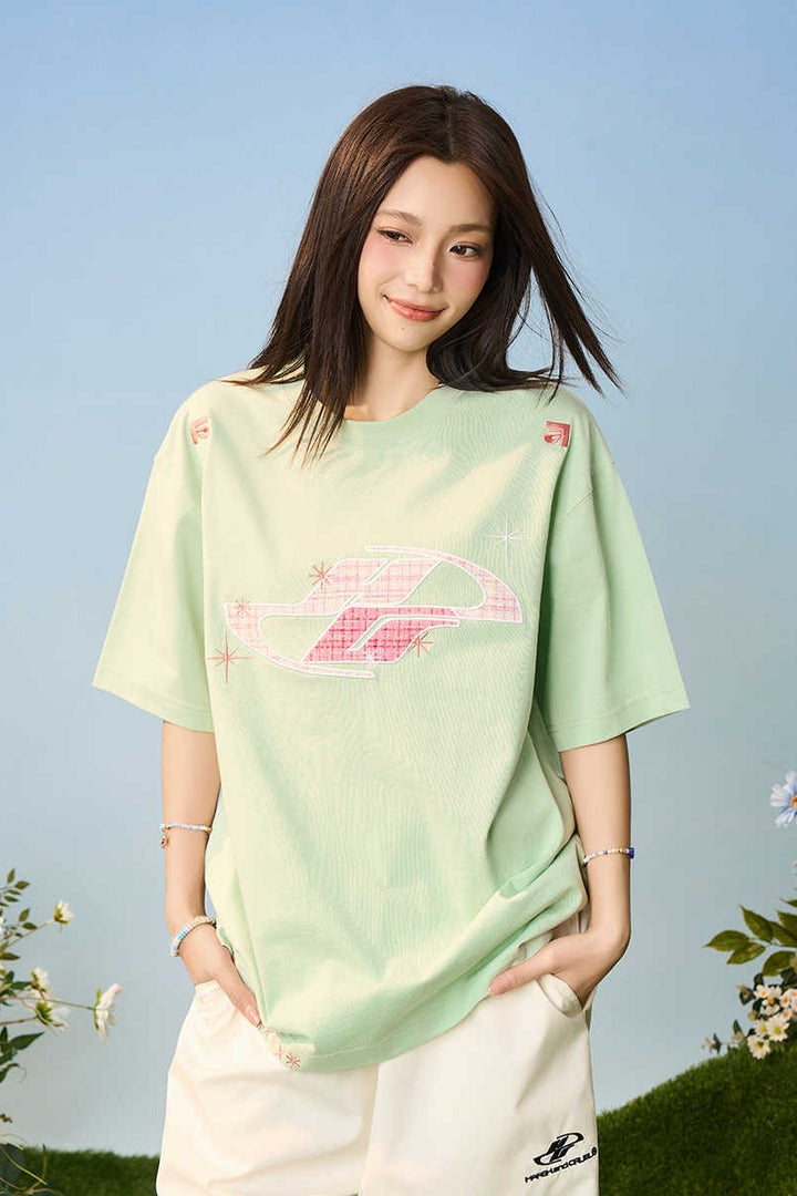 Bouclé Star Patch Tee