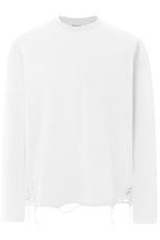 Distressed Cotton Long Sleeve