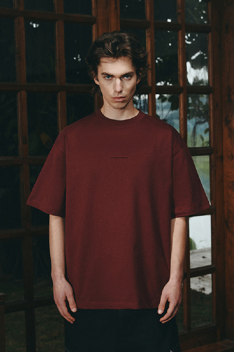 Minimalist Letter Print Tee