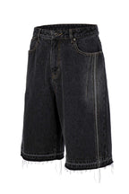 Washed Distressed Jorts
