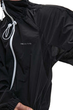 Deconstructed Stand Collar Windbreaker