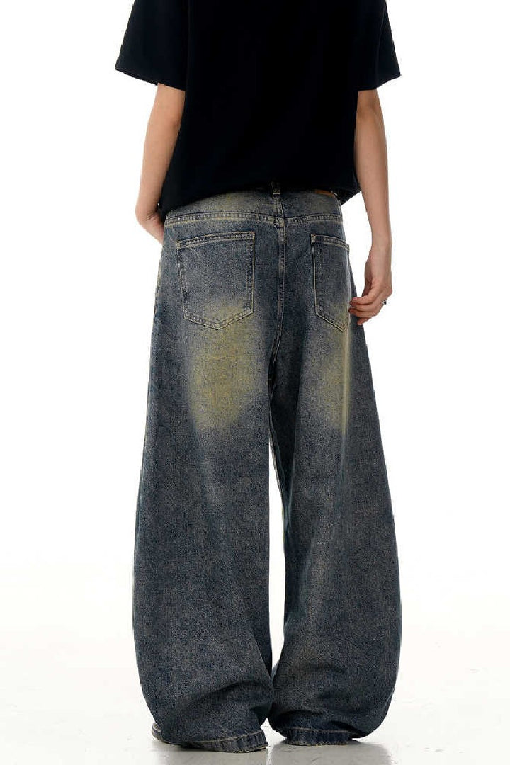 Washed Blue Blade Jeans