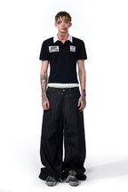 Embroidered Fitted Polo Tee