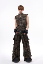 Camo Strap Cargo Jeans