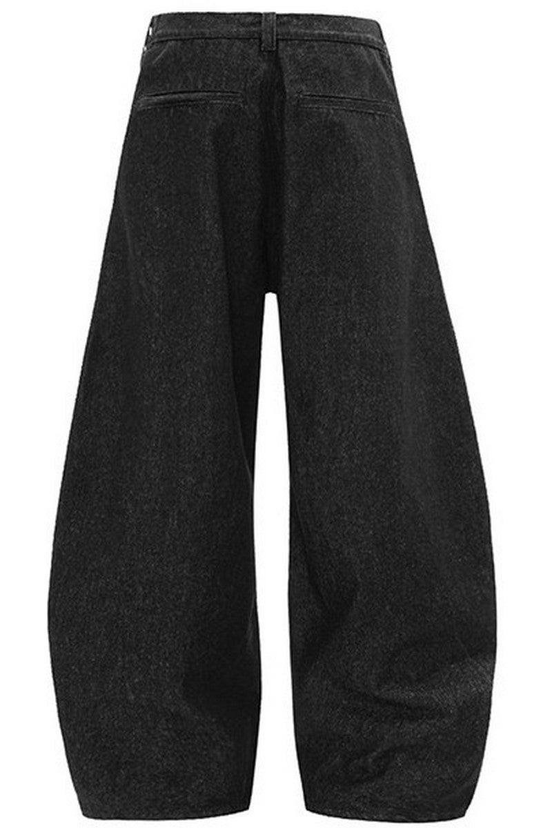 Copping Zone  デニム  レトロ  ストリート  ダーク系 Copping Zone ワイドパンツ かっこいい デニムパンツ メンズ