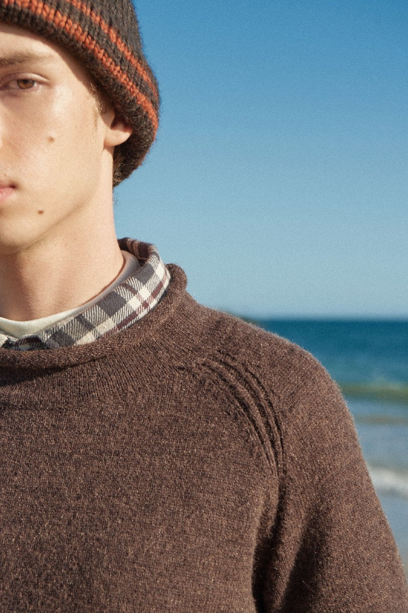 Wool Blend Vintage Ribbed Sweater