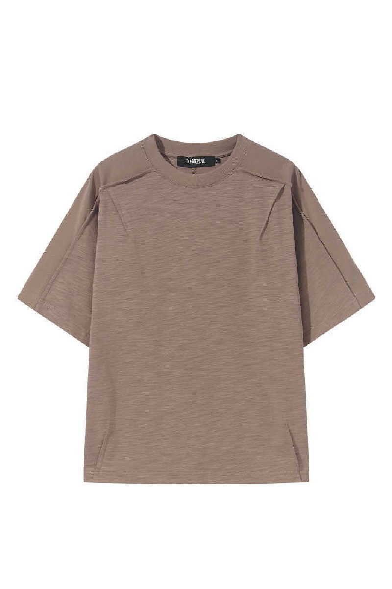 Patch Textured Cotton Tee