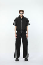 Reflective Zip-Up Shirt