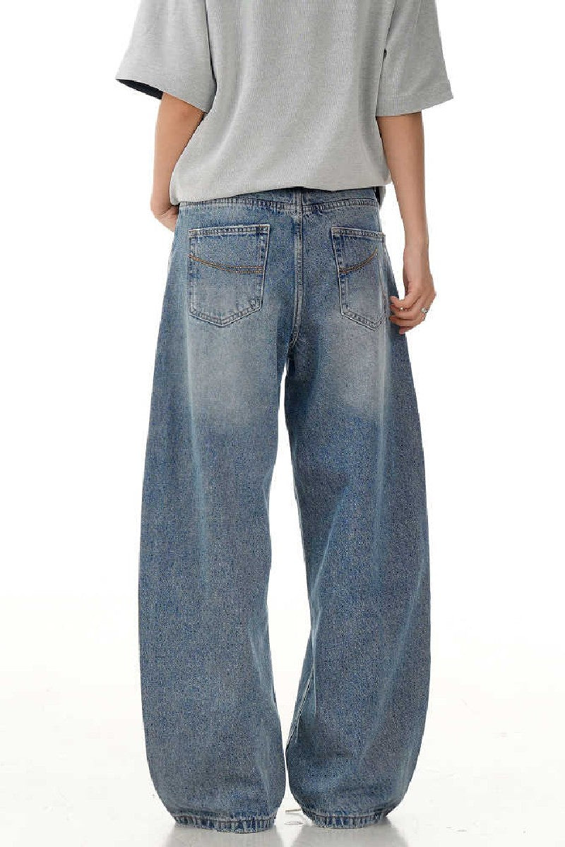 Washed Blue Blade Jeans
