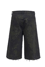 Mud Dyed Cropped Jeans