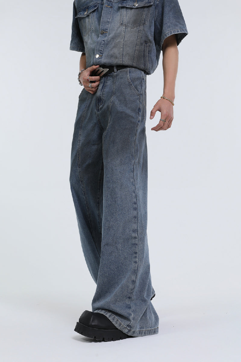 Vintage Straight-Leg Jeans