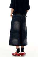 Washed Blue Jorts